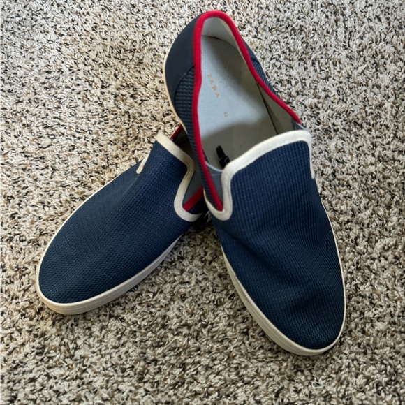 Zara Other - Brand New Zara Men’s SlipOn Canvas Sneakers Size 9US / 42 EU
